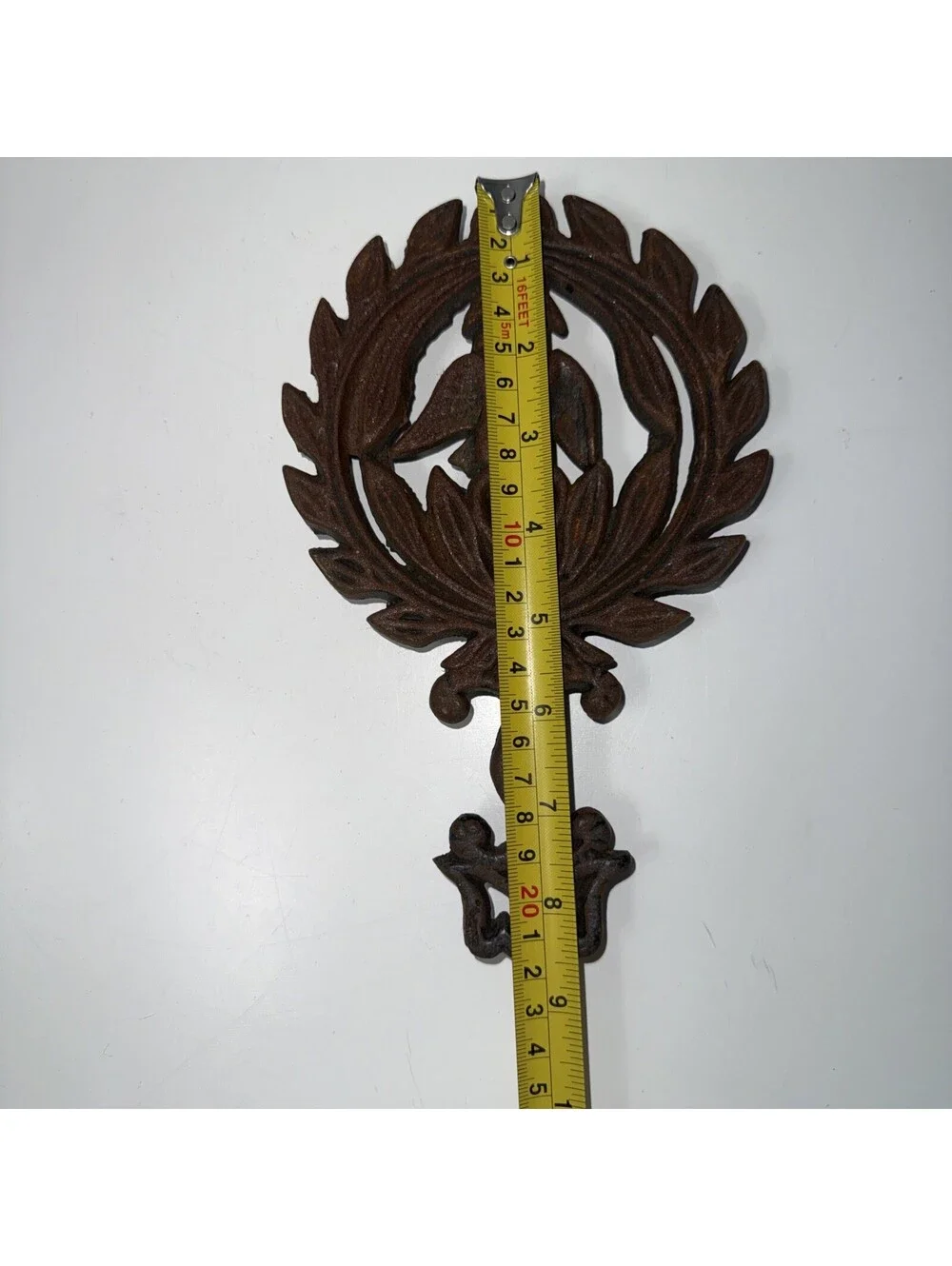 VTG Cast Iron Wilton Trivet Pot Pan Holder Eagle & Heart Rustic Decor ~4 Footed